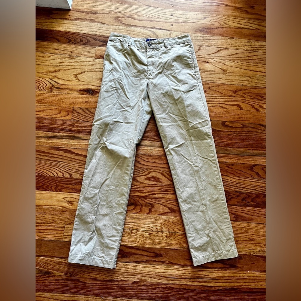 POLO RALPH LAUREN - Boys Size 16. Flat front khakis